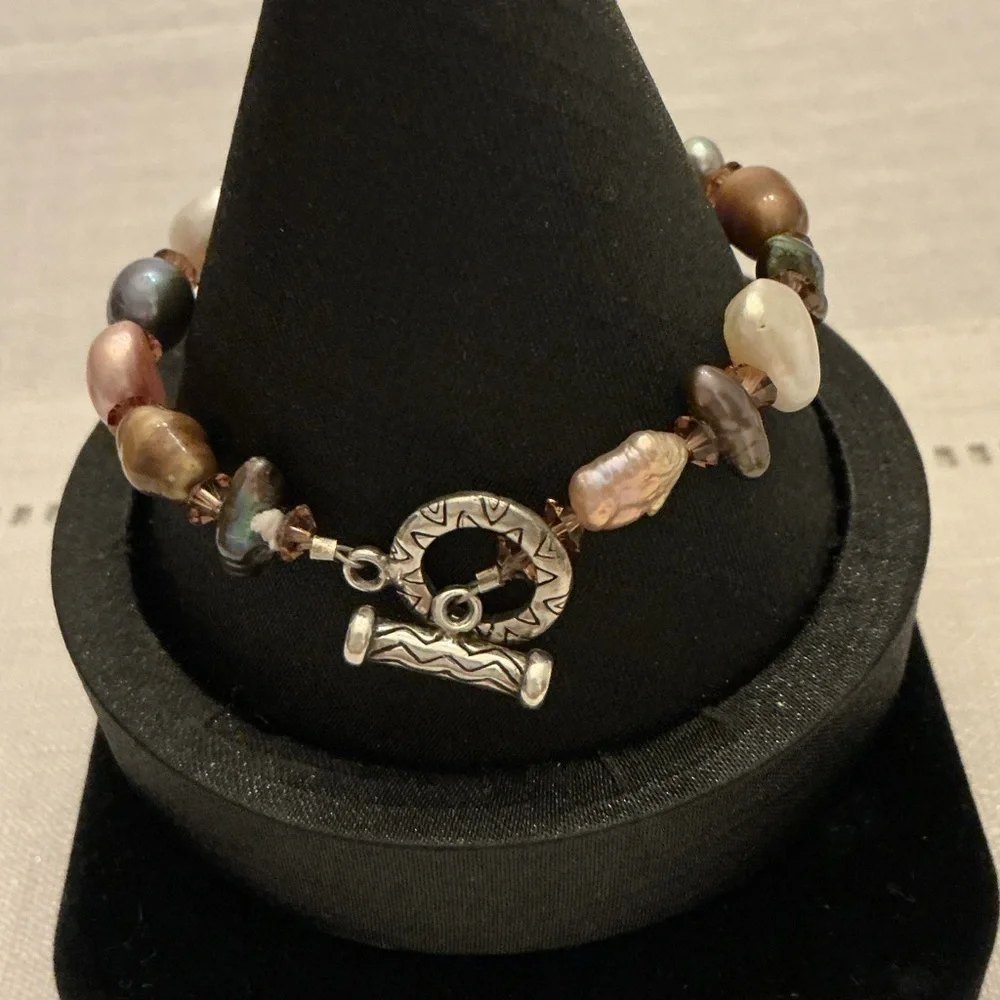 Baroque Pearl Beaded Bracelet